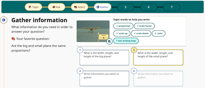 a screenshot of the Math Problem Maker activity